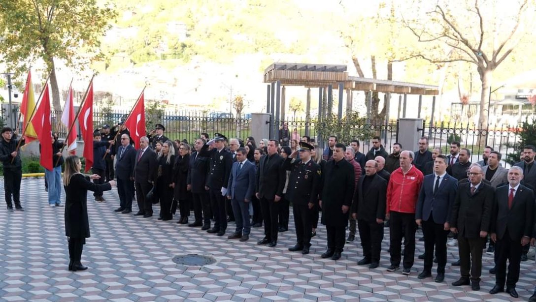 10 KASIM ATATÜRK'Ü ANMA GÜNÜ ÇELENK PROGRAMI